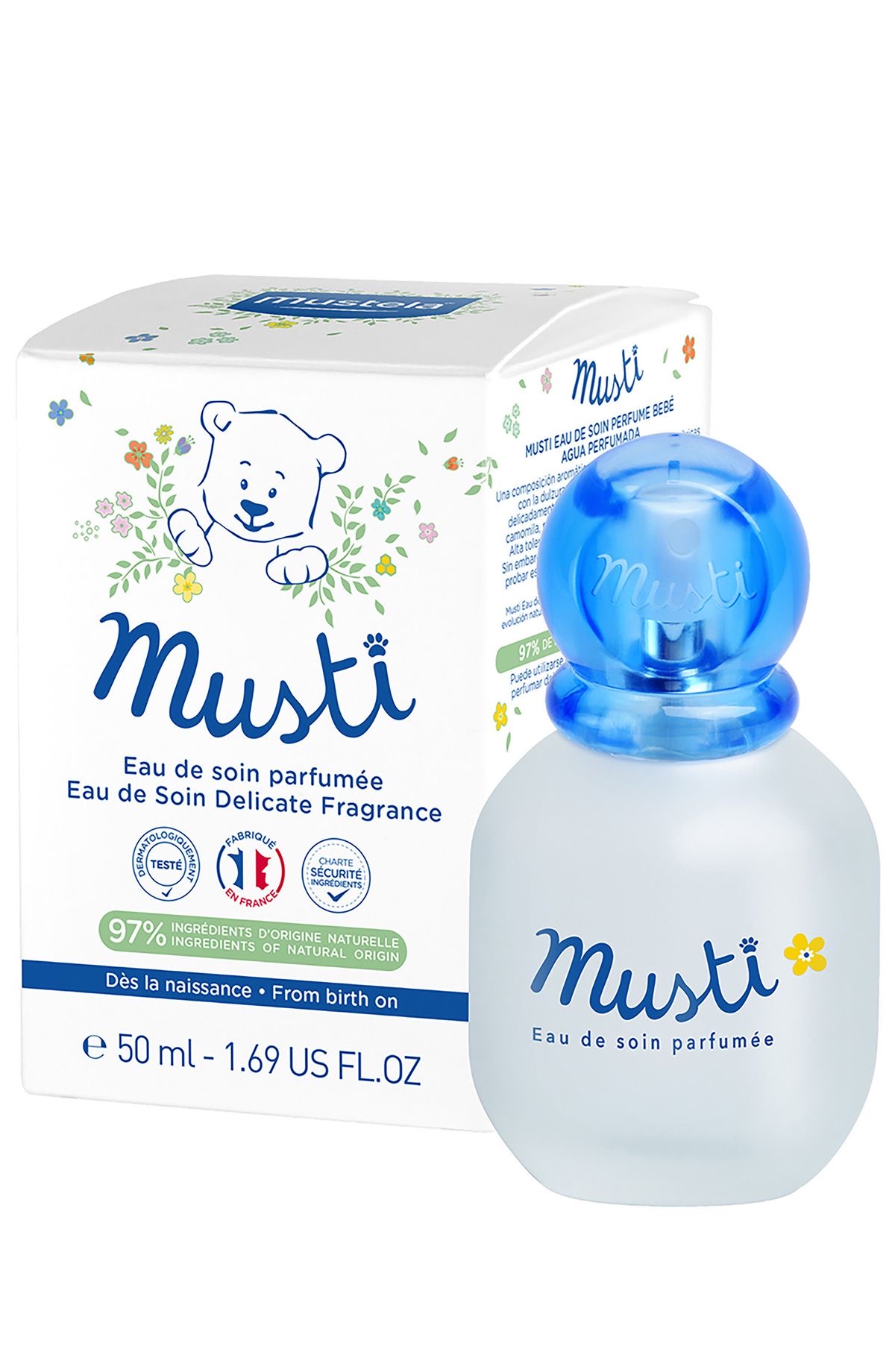 MUSTI EAU DE SOIN PARFUMEE (50 ml ) 