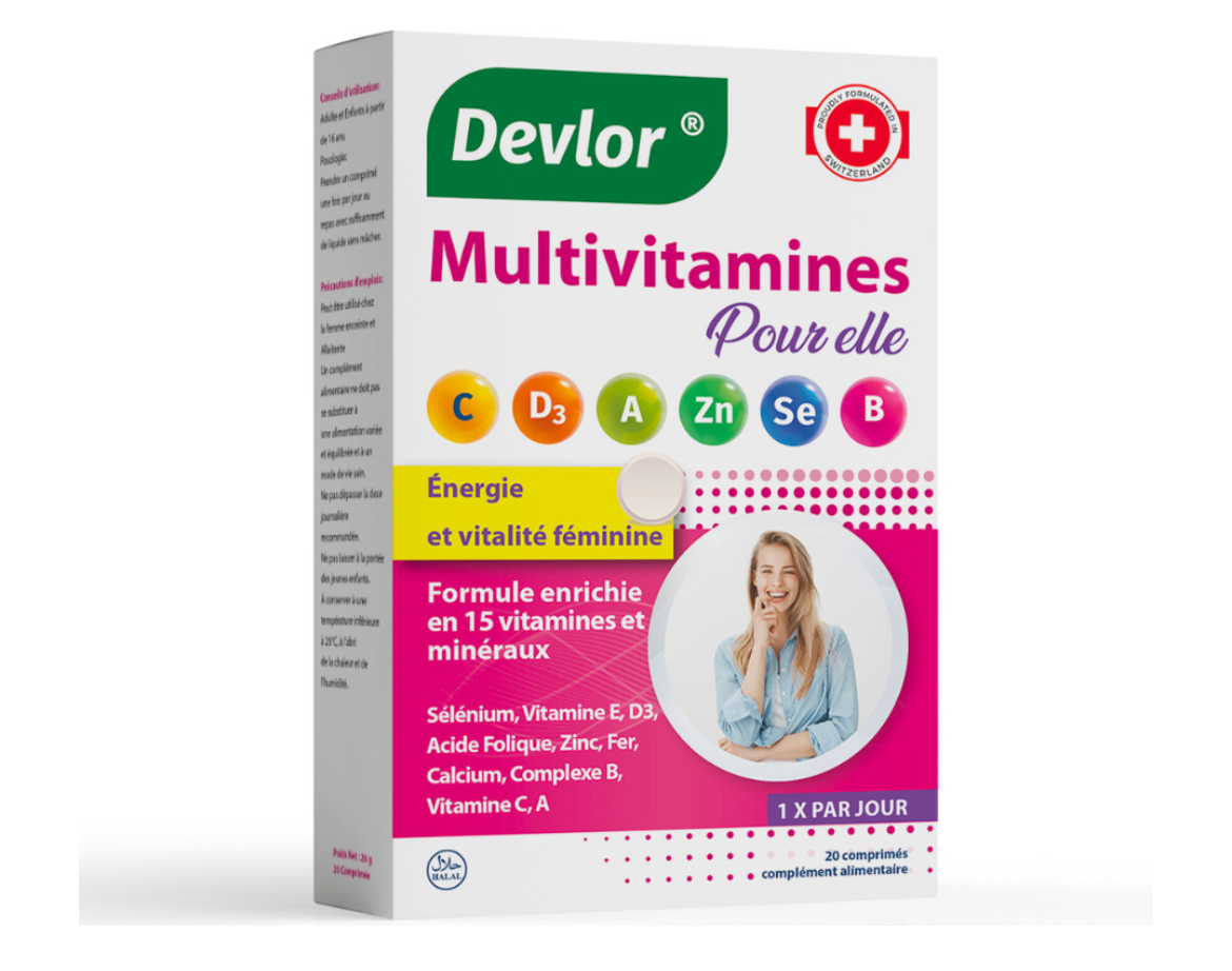 DEVLOR MULTIVITAMINE POUR ELLE