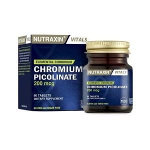 NUTRAXIN CHROMIUM PICOLINATE 200 MG